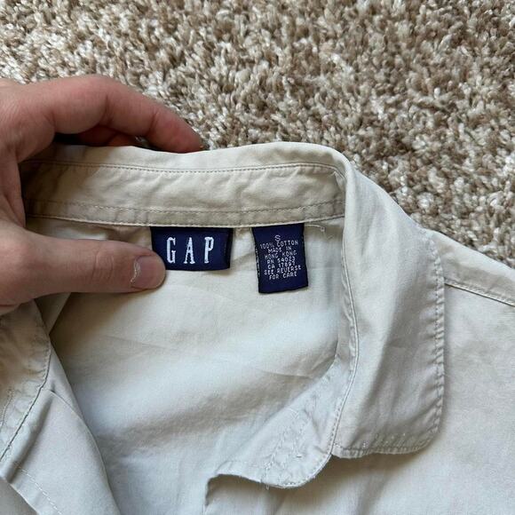 Beautiful vintage 00s gap cotton BUTTON UP - Picture 5 of 7